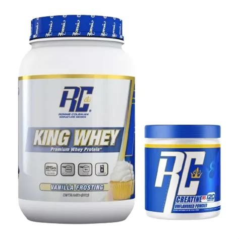 King Whey 2 Lb Creatina Ronnie Coleman 300 Grs Cuotas sin interés