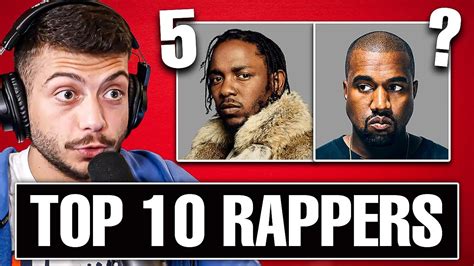 Our Top 10 Rappers Of All Time YouTube