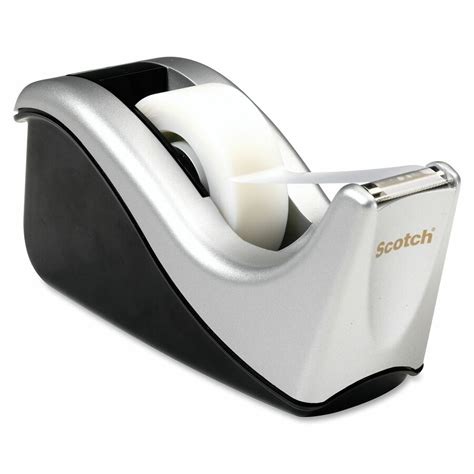 Scotch Two Tone Desktop Office Tape Dispenser Tape Dispensers 3m