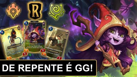 DECK LULU E JINX DISCARD AGGRO Legends Of Runeterra YouTube