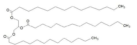 Chemical Structures Of Trimyristin Full Text Available On Ijupbs