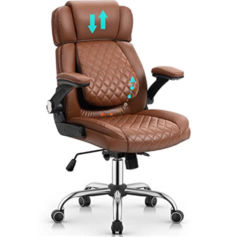 Yamasoro Executive Office Chair High Back Ergonomic Leather Computer