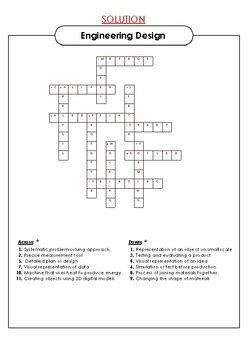 Wordsearches And Crosswords For High School Science Engineering And