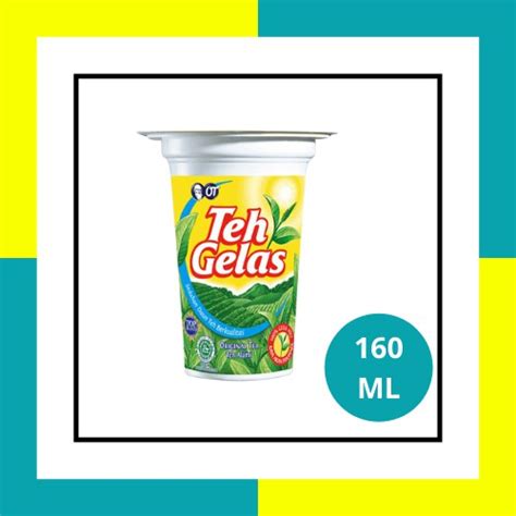 Jual TEH GELAS Original Teh Manis 160 ML Shopee Indonesia