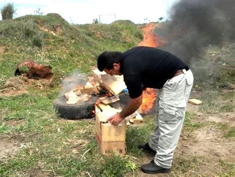 Incineran Marihuana Incautada En Yabebyry Gaceta Del Sur ABC Color