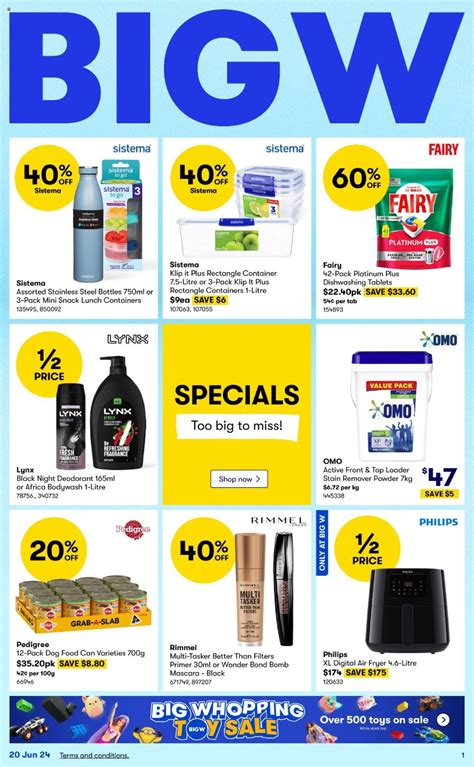 Big W catalogue from 20/06/2024 > Specials and sale