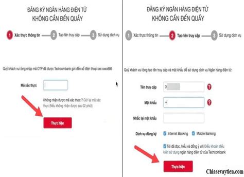 C Ch Ng K V S D Ng Internet Banking Techcombank Chi Ti T T A Z