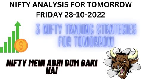 NIFTY ANALYSIS FOR TOMORROW 28 10 2022 NIFTY JACKPOT TRADING STRATEGIES