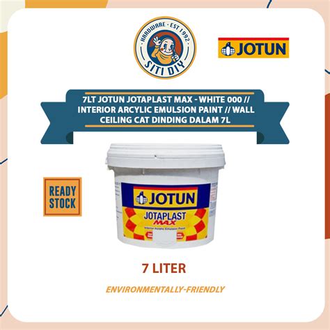 SitiDIY 7LT Jotun JOTAPLAST MAX WHITE 000 Interior Arcylic