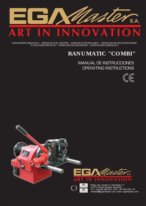 Pdf Manual Ranumatic Combi Ega Egamaster Para Conducci N De