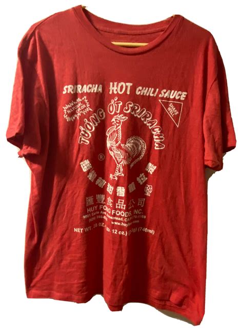 Sriracha Hot Chili Sauce Ripple Junction Xl T Shirt E… Gem