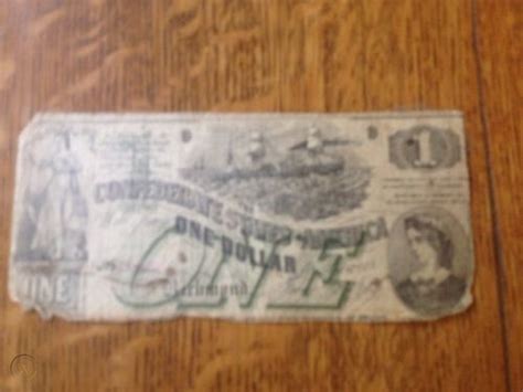 Confederate One Dollar Bill 1862 589173609