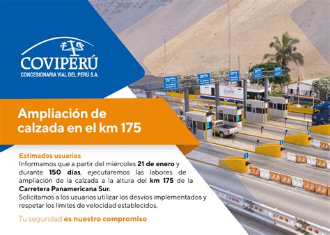 Ampliación de calzada en el Km 175 | COVIPERÚ – Concesionaria Vial del Perú