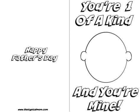 Printable Fathers Day Cards Templates