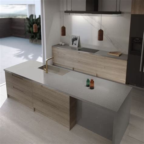 Plan De Travail En Quartz Stellar Grey MEILLEUR PLAN CUISINE