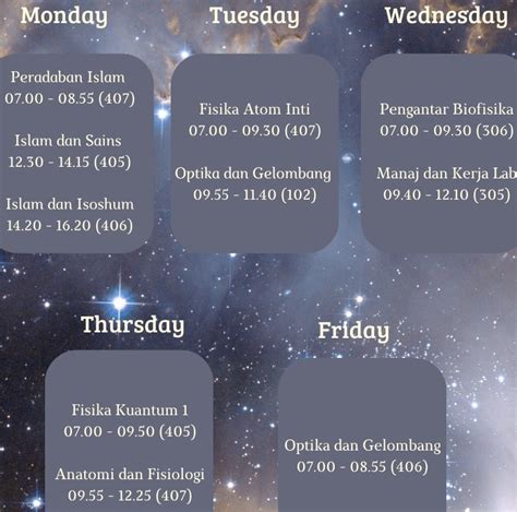 Colle Cek Pinned On Twitter Cm Pap Jadwal Kalian Di Semester