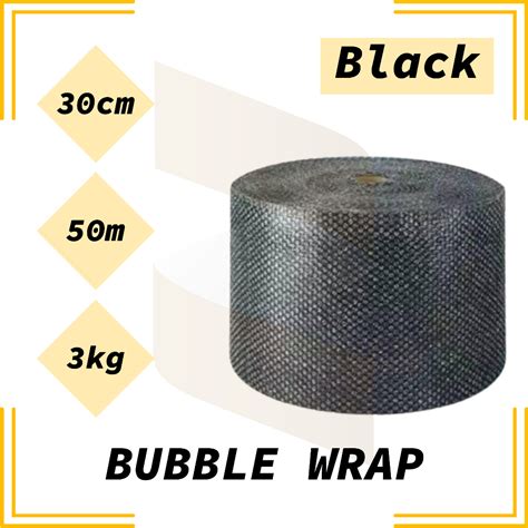 Jual Bubble Wrap 30cm X 50m Bening Hitam Bubble Pack Plastik