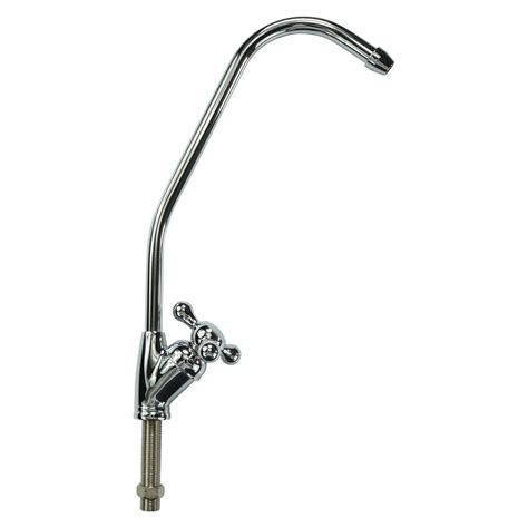 Chrome Faucet with 1/4" Tube (European Cross Handle) – Crystal Quest ...