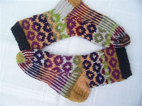 Ring Toss Stash Busting Scrap Socks Pattern By Anne Carroll Gilmour