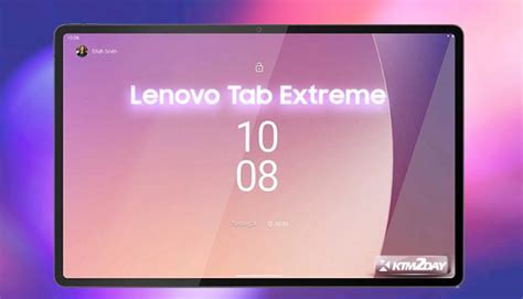 Lenovo Tab Extreme Avec Dimensity 9000 La Plus Puissante Des