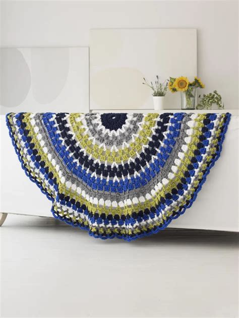 Free Crochet Circle Afghan - BePatterns