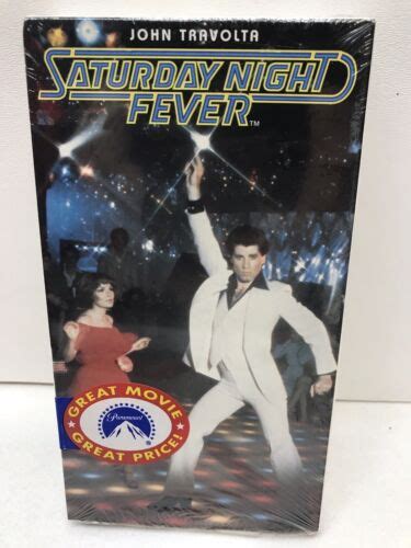 Saturday Night Fever VHS 1977 John Travolta Bee Gees VCR Video Disco