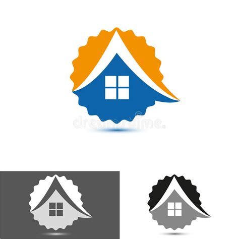 Pin Location House Home Icon Logo Design Element Stock Vector