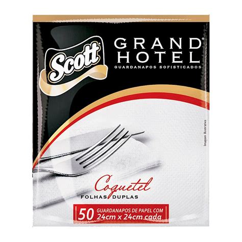 Guardanapo De Papel Folha Dupla Grand Hotel Coquetel Scott Coopsp