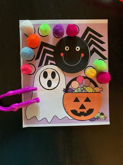 FREE Halloween Cut and Paste Printable! - The Fine Motor Detective