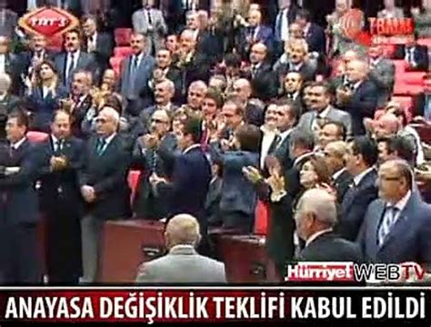 ANAYASA DEĞİŞİKLİK TEKLİFİ KABUL EDİLDİ Dailymotion Video