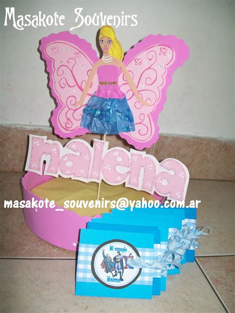 Masakote Souvenirs Infantiles Barbie Moda M Gica