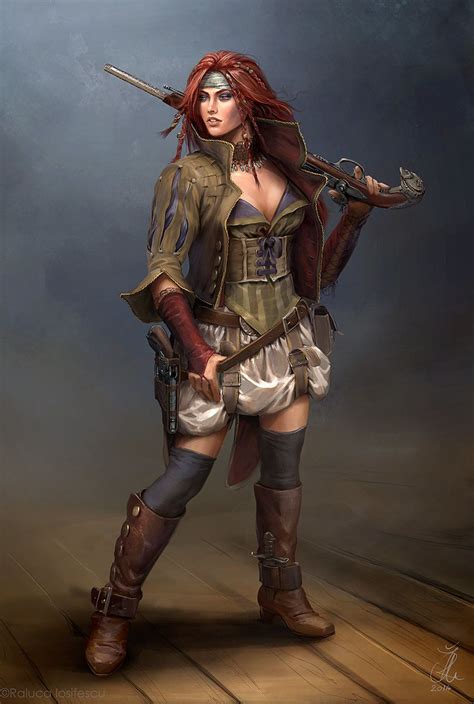 Artstation Mary Read 1720 Raluca Iosifescu Halloween Pirate