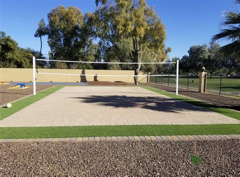 Sand Volleyball Court Scottsdale Az Lone Star Landscaping