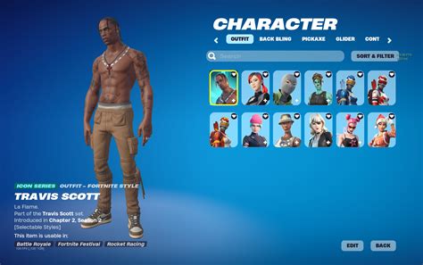 407 Fortnite Skins TRAVIS SCOTT WILDCAT MERRY MINT PICKAXE And More IGV