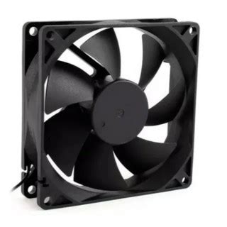 Cooler Fan Ventilador Preto 12cm 120x120x25 12v Kp Vr309 Ventoinha