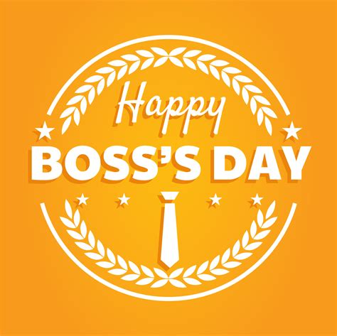 Happy Boss Day Poster 236176 Vector Art at Vecteezy