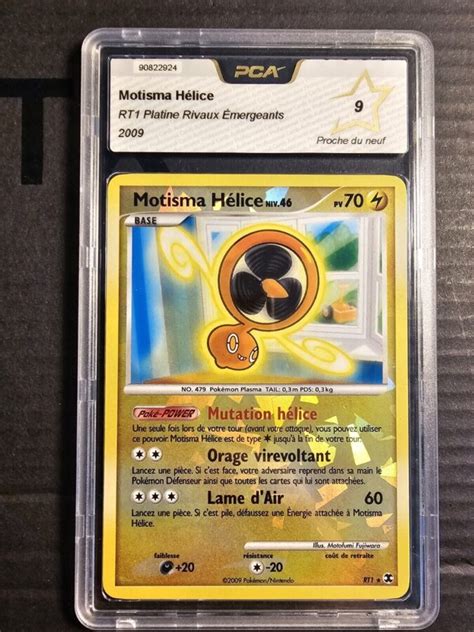 Motisma H Lice Rt Platine Rivaux Mergeants Carte Pokemon