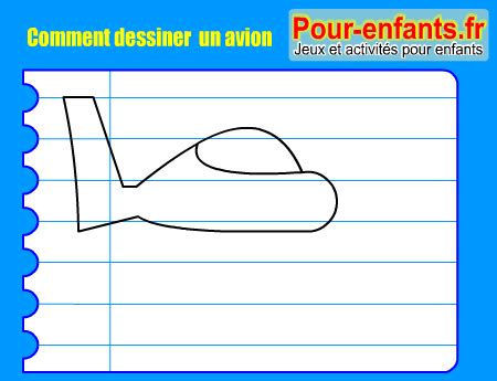 Apprendre comment dessiner avion pas à pas dessin avions cours faciles