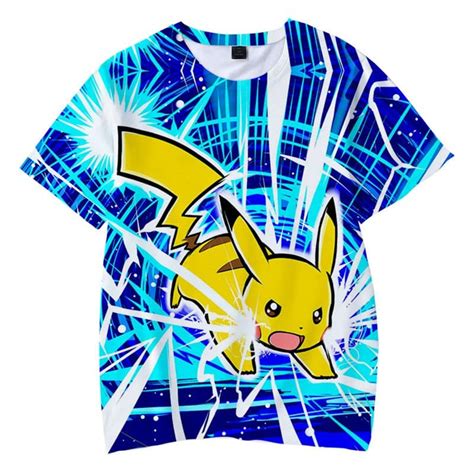 T Shirt Pok Mon Pikachu Clair La Pok Mon Boutique