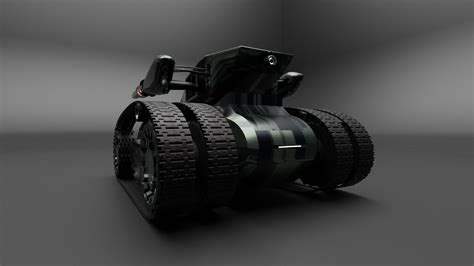 Cyber Tank 3d Model Animated Cgtrader