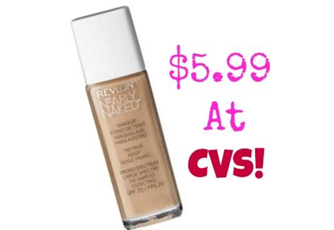 Cvs Deal Revlon Nearly Naked Foundation Southern Savers