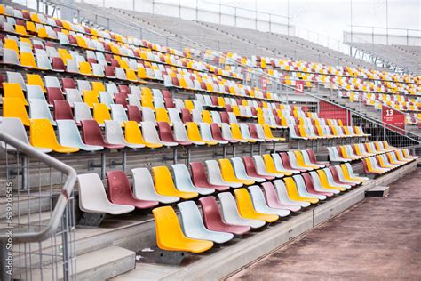 grandstand stadium seating Stock Photo | Adobe Stock