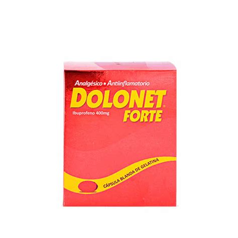 Dolonet Forte 400mg Cápsula Blanda Inkafarma