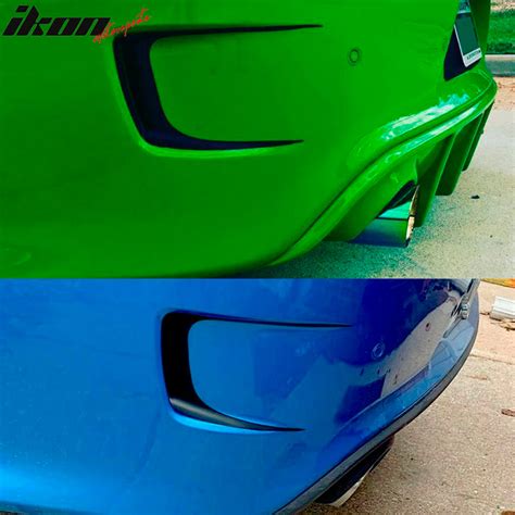 Ikon Motorsports Compatible With 2015 2023 Dodge Charger Srt Rear Bumper Vent Decal Matte