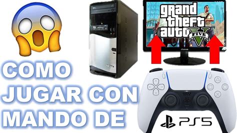 COMO JUGAR CON EL MANDO DE PS5 EN PC YouTube