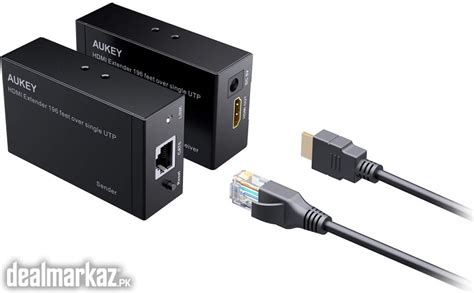 Aukey Hdmi Extender Powered Hdmi Repeater Over Enthernet Cable Suppo