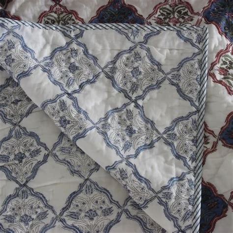 Indian Block Print Cotton Quilts at Rs 2500 | Cotton Quilt in Jaipur ...