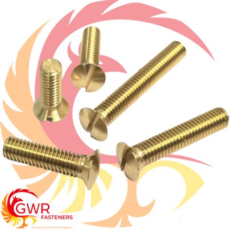 2ba Brass Raised Countersunk Screws 2 Ba Bolts Ebay