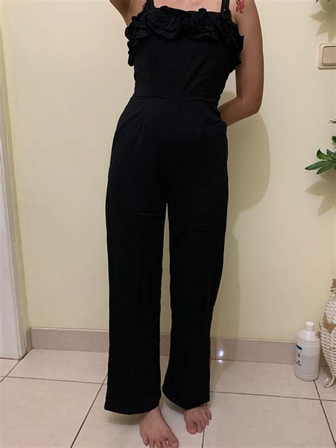 Black Jumpsuit Chocochips Fesyen Wanita Pakaian Wanita Jumpsuits Di