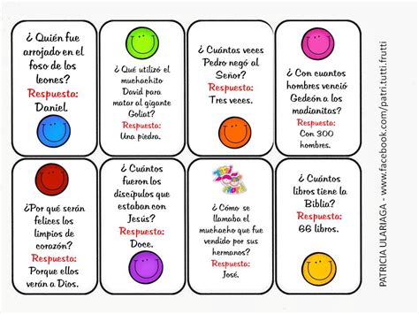 Tutti Frutti Mes De La Biblia Juego De Preguntas Para NiÑos